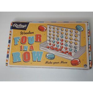 Ridley's - Four In A Row - Wooden - Retro